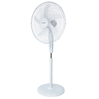 Heller Deluxe 50cm Pedestal Stand Fan Oscillating - White