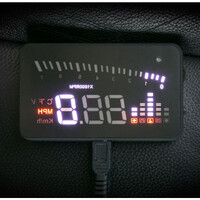 Scoshe OBD II Digital LED Display Speed Heads Up - Black