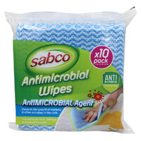 3 x 10pc Sabco Antimicrobial Wipes 30 x 60cm