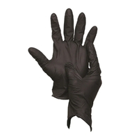 100pc Sabco Professional Nitrite Medium Disposable Gloves Black