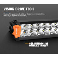 Lightfox 22inch Rigel Osram Laser LED Light Bar Dual Rows Combo Driving Lamp