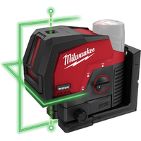 Milwaukee 12V Cross Line + 2 Plumb Laser (Tool Only) M12CPL-0C