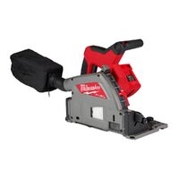 Milwaukee 18V FUEL 165mm Track Saw 6.0ah Kit with 1400mm Guide Rail with Clamps & Bag Bundle M18FPS55-601B-Bundle
