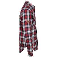 Form Work Wear Quilted Flannel Shirt Size Small Colour Red