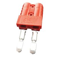 4 PK Red Anderson Style Connector 50 Amp Inc 8 x B&S Pins