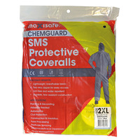 Maxisafe Chemguard Blue SMS Type 5/6 disposable coveralls Xlarge