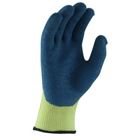 G-Force Grippa Cut Level E Blue Latex Glove Medium 12x Pack