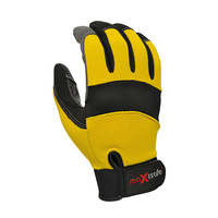 G-Force MaxGrip' Mechanics Glove with Silicone Grip Medium 6x Pack