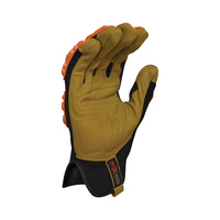 G-Force Tuff Handler Cut 5 Mechanics Glove with Leather Palm Medium 6x Pack