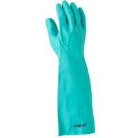 Maxisafe Green Nitrile Chemical Glove 46cm Medium 12x Pack