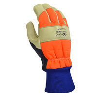 Forester Premium Cow Grain Chainsaw Gloves Medium 12x Pack