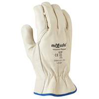 Maxisafe Premium Full Grain Leather Riggers Glove Medium 12x Pack