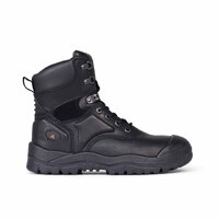 Mongrel Boots High Leg Lace Up Boot W/ Scuff Cap AU/UK 5 (US 6) Black