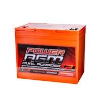 85Ah Amp Hour Battery Agm Sla 12 Volt 12V Deep Cycle Dual Purpose Under Bonnet