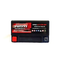 Power AGM 12V 14AH 200CCAs Motorcycle Battery
