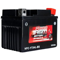 Power AGM 12V 3AH 100CCAs Motorcycle Battery