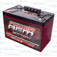 Power AGM 110Ah Amp Hour Battery Agm Sla 12 Volt 12V Deep Cycle Dual Fridge Solar 100Ah