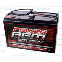 12V Volt 135Ah Dryfit Battery Agm Deep Cycle Dual Purpose 130Ah 140Ah
