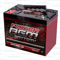 80Ah Amp Hour Battery Agm Sla 12 Volt 12V Deep Cycle Dual Fridge Solar 85Ah New