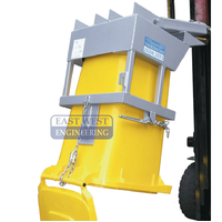 East West Engineering Forklift Wheelie Bin Emptier Attachment WLL 500kg NWB-T1