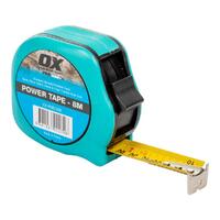 OX Professional 8m Duragrip Metric Tape Measure OX-P020108