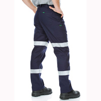 WORKIT Cotton Drill Regular Weight Biomotion Taped Work Pants Navy 102ST