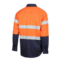 WORKIT Hi-Vis 2 Tone Regular Weight Taped Shirt Yellow/Green 3XL