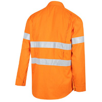 WORKIT Fire Resistant RIPSTOP  FR Inherent 197gsm Taped Shirt Orange M