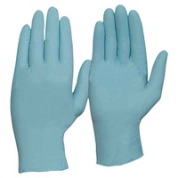 Disposable Blue Nitrile Powder Free Gloves 10 Pack