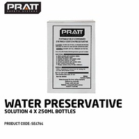 Water Preservative Solution 4 x 250mL Bottles