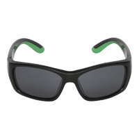Ugly Fish Polarised Sunglasses PT24077 Shiny Black Frame With Smoke Lens 