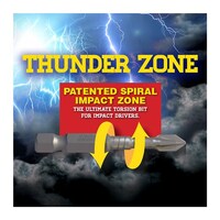 Alpha 150mm N0 2 Phil Thunderzone Impact Power Bit 1/4 PH2150SS