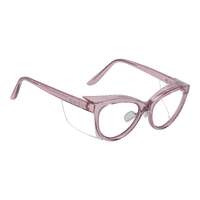 Lynx ladies safety glasses rs545Plum Frame/Clear Lens