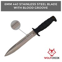 Wolf Creek Rubber Handle Pig Sticker Knife