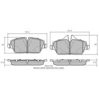 Front Brake pads for BMW i3 I01 0.0L Elec & 0.6L Elec/Petrol 11/2014-10/2018