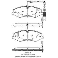 Front Brake pads for Landrover Discovery V 2.0TD, 3.0TD V6 2017-On Type 1