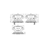 RDA Rear Brake pads for Hyundai Venue QX 1.6L 7/2019-Onwards Type 2