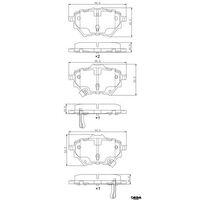 RDA Rear Brake pads for Haval H2 1.5L AWD SUV 10/2015-On