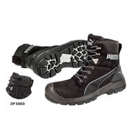 Puma Safety Women's Conquest Zip Boots Colour Black Size AU/UK 3 (US 5)