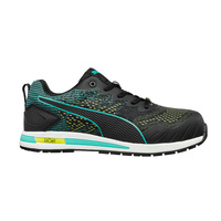 Puma Safety Unisex Vivid Knit Recycled Shoes Colour Green Size AU/UK 3 (US 4)