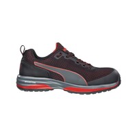 Puma Safety Unisex Speed Cloud Shoes Colour Black/Red Size AU/UK 3 (US 4)