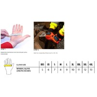 Hi-Vis Grip Glove Yellow Medium Regular 12x Pack