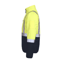 Rainbird Workwear Adults Pilot Jacket With Tape XS Fluoro Orange/Navy