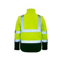Rainbird Workwear Adults Landy Jacket Small Fluoro Orange/Charcoal