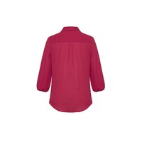 Biz Corporates Lucy Womens 3/4 Sleeve Blouse Raspberry Size 4