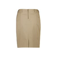 Biz Corporates Traveller Womens Chino Skirt Desert Size 4
