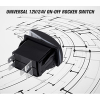 LIGHTFOX Spot Light Rocker Switch Laser Etched Work Light Bar 4WD Ute HID 12V 24V