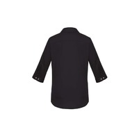 Biz Corporates Charlie Womens 3/4 Shirt Black Size 4