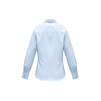 Ladies Luxe Long Sleeve Shirt Blue 6