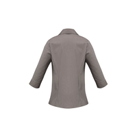 Ladies Chevron 3/4 Sleeve Shirt Graphite Stripe 26
